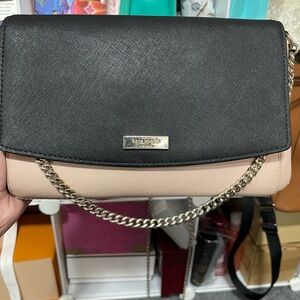 Kate Spade Black and Cream Crossbody Bag